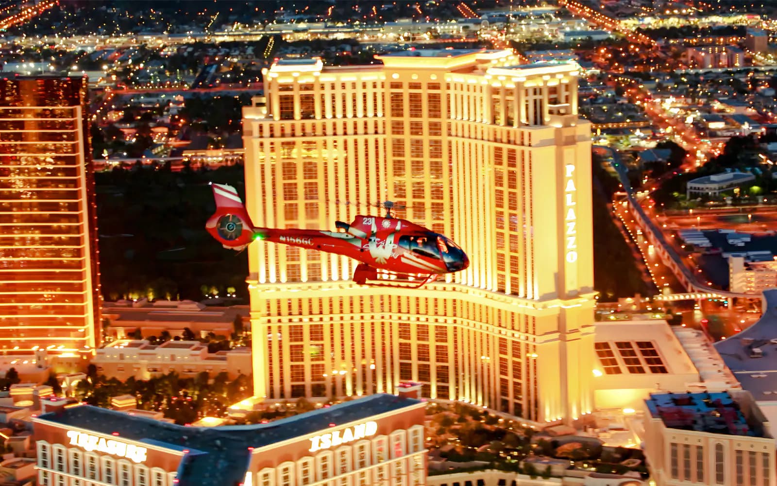 12-min Las Vegas Strip Highlights Night Helicopter Tour - image 3