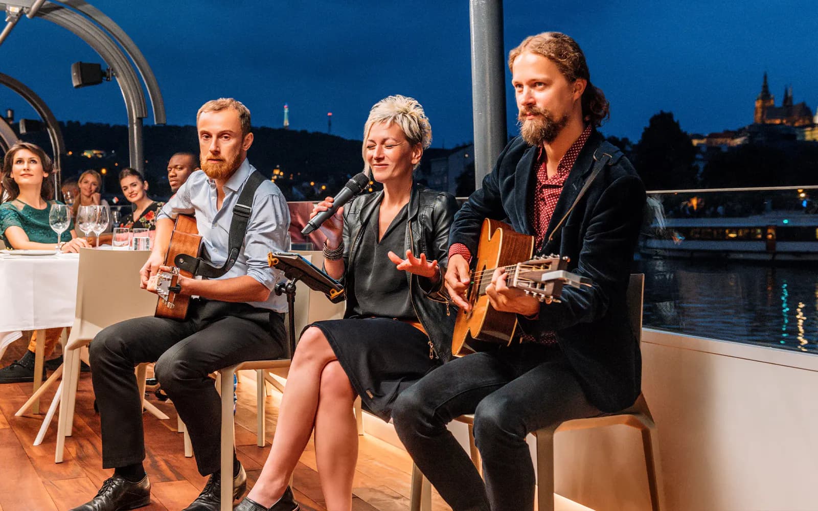 Prague Dinner Cruise on an Open-Top Glass Boat with Live Music - image 5